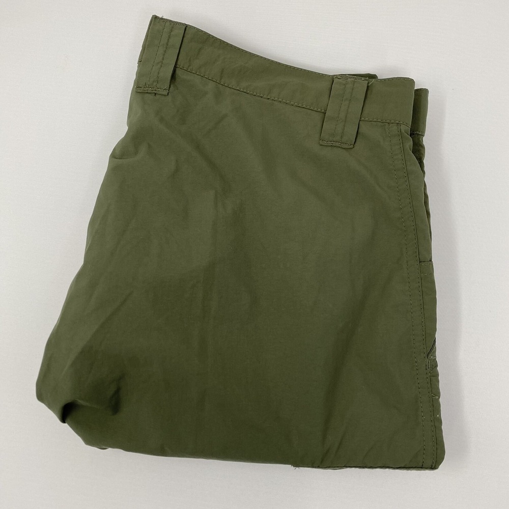 Boy Scouts of America Centennial Cargo Shorts Mens Medium Green Supplex Nylon
